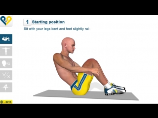 abs exercises - twisting with knee lifts